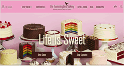 Desktop Screenshot of hummingbirdbakery.com